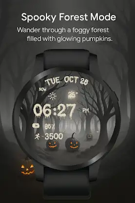 Scary Pumpkin WatchFace screenshot 2