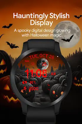 Scary Pumpkin WatchFace screenshot 1