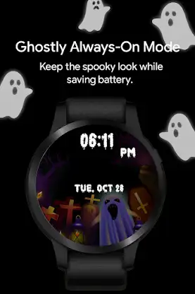 Spooky Ghost WatchFace screenshot 4