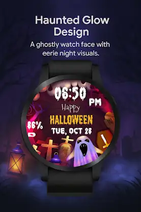 Spooky Ghost WatchFace screenshot 3