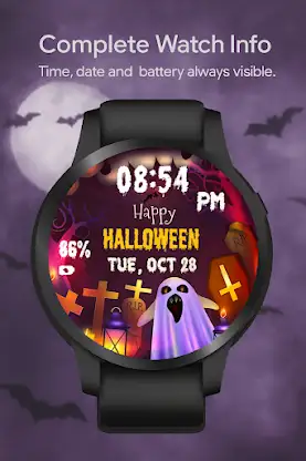 Spooky Ghost WatchFace screenshot 8