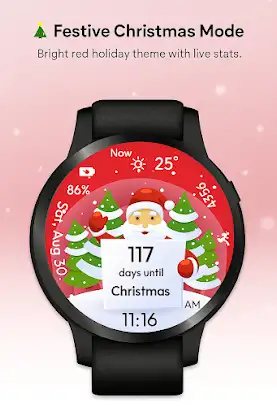 Santa Countdown WatchFace screenshot 3