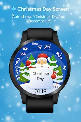 Santa Countdown WatchFace screenshot 1