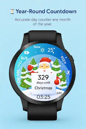 Santa Countdown WatchFace screenshot 5