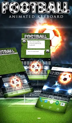 Football Keyboard & Wallpaper screenshot 1