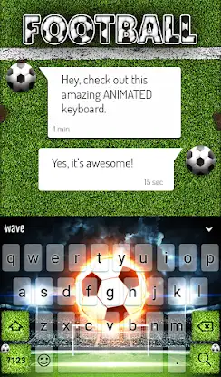 Football Keyboard & Wallpaper screenshot 3
