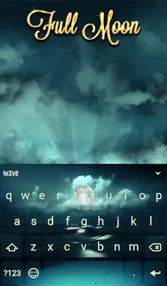 Full Moon Keyboard & Wallpaper screenshot 2