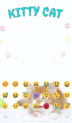 Kitty Cat Keyboard & Wallpaper screenshot 4