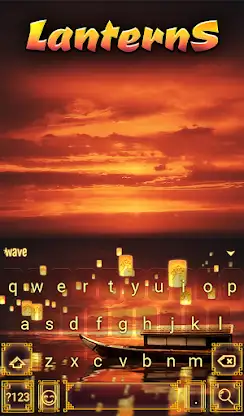 Lanterns Keyboard & Wallpaper screenshot 2