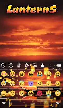 Lanterns Keyboard & Wallpaper screenshot 4