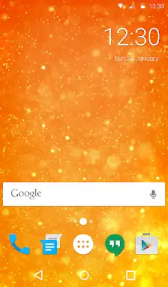 Orange Animated Keyboard screenshot 6