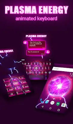 Plasma Keyboard & Wallpaper screenshot 1