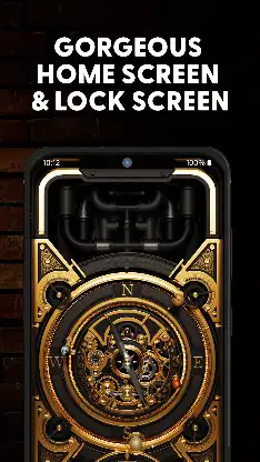 Modern Steampunk Wallpaper 4K screenshot 6