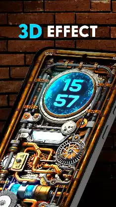 Modern Steampunk Wallpaper 4K screenshot 2