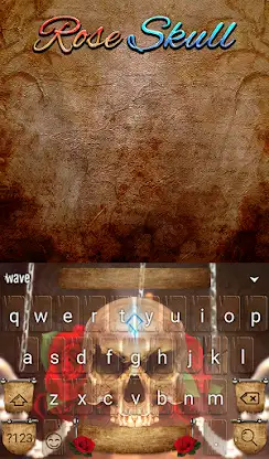 Rose Skull Wallpaper screenshot 2