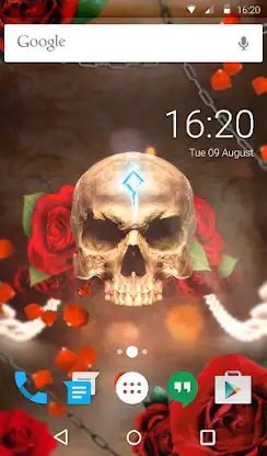 Rose Skull Wallpaper screenshot 6