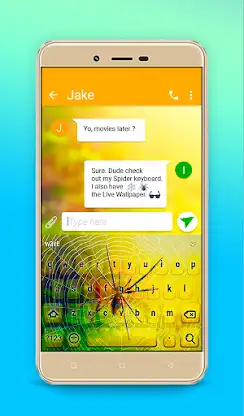 Spider Keyboard & Wallpaper screenshot 2