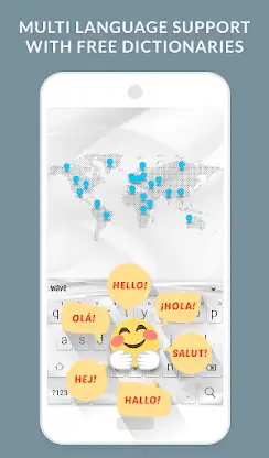 Wave Animated Keyboard Emoji screenshot 5