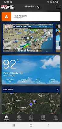 WBRC First Alert Weather screenshot 1