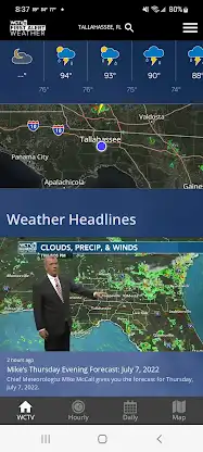 WCTV First Alert Weather screenshot 2
