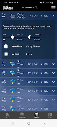 WCTV First Alert Weather screenshot 3
