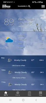 WCTV First Alert Weather screenshot 1