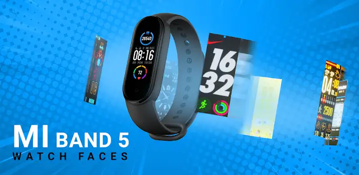 Mi Band 5 Watch Faces — Android app banner