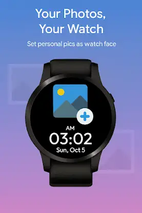 Custom PhotoWear - WearOS6+ screenshot 1