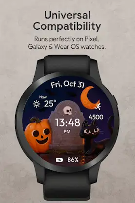 Spooky Pumpkin WatchFace screenshot 8