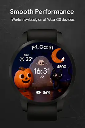 Spooky Pumpkin WatchFace screenshot 7