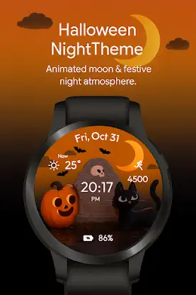 Spooky Pumpkin WatchFace screenshot 3
