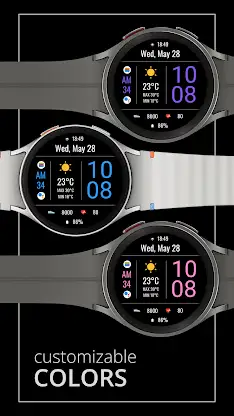 DADAM105: Weather Watch Face screenshot 3