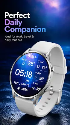 Minimal Weather Digital Watch screenshot 5