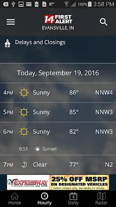 14FirstAlert Weather TriState screenshot 2