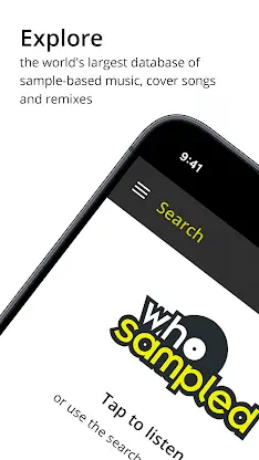 WhoSampled screenshot 1