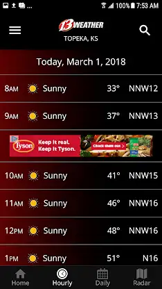 WIBW 13 Weather app screenshot 3