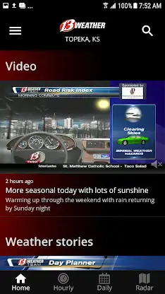 WIBW 13 Weather app screenshot 2