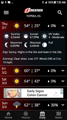 WIBW 13 Weather app screenshot 5
