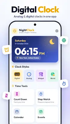Analog Clock - Digital Clock screenshot 1