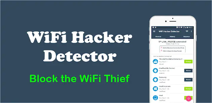 WiFi Detector: Who Use My WiFi — Android app banner