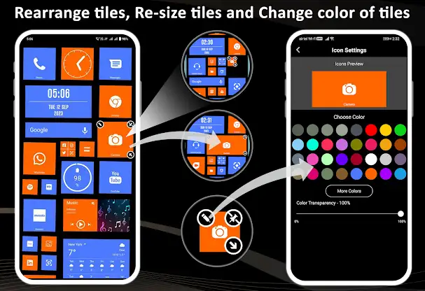 WinTiles Launcher - win style screenshot 4