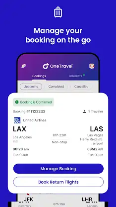 OneTravel: Flights Hotels Cars screenshot 6