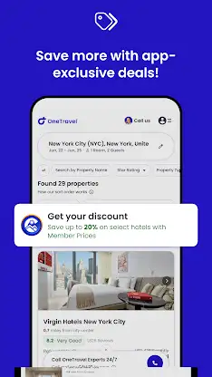 OneTravel: Flights Hotels Cars screenshot 4