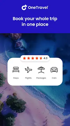 OneTravel: Flights Hotels Cars screenshot 1