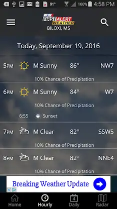 WLOX First Alert Weather screenshot 2