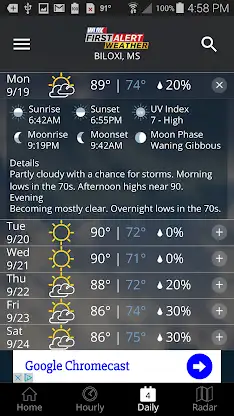 WLOX First Alert Weather screenshot 3
