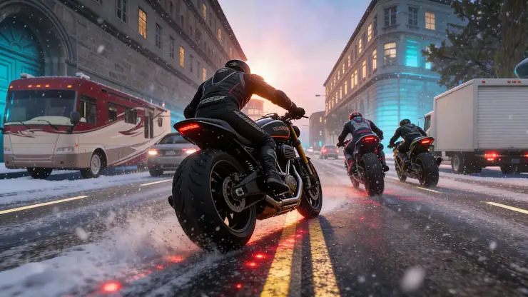 Motor Bike: Xtreme Races screenshot 5