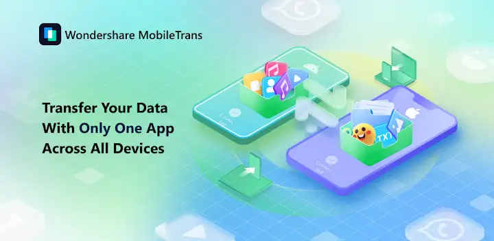 MobileTrans: Data Transfer — Android app banner