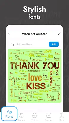 Word Art Creator - Word Cloud screenshot 7