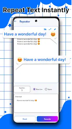 Word Repeater: Style Text Art screenshot 1